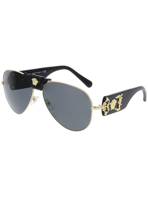 versace gold man pilot sunglasses|Versace shades for men sunglasses.